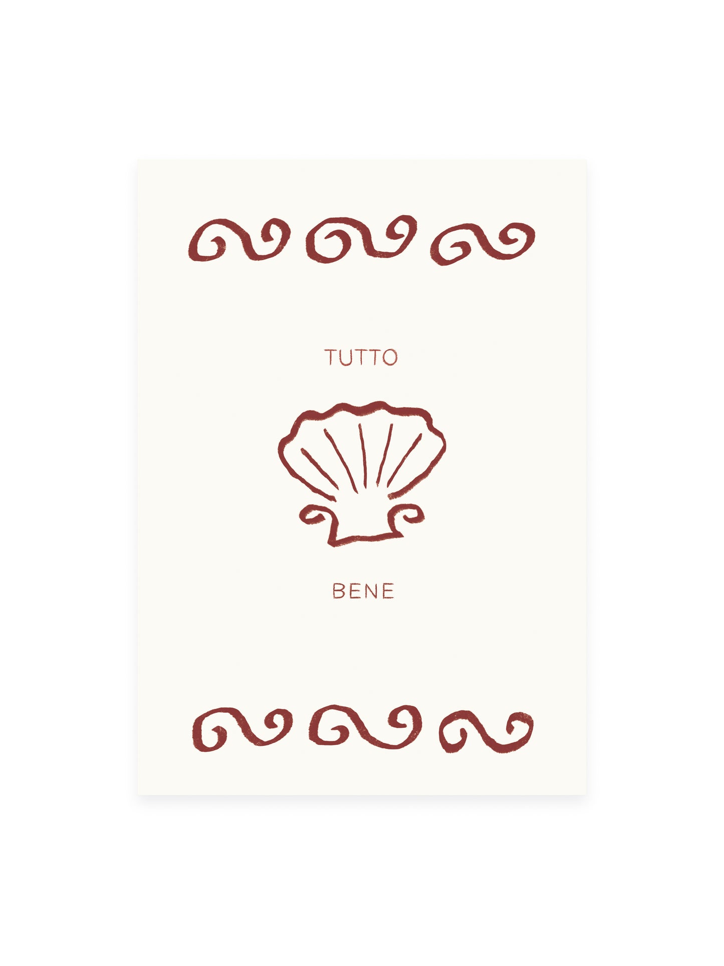 Postkarte 'Tutto Bene' (Risographie)
