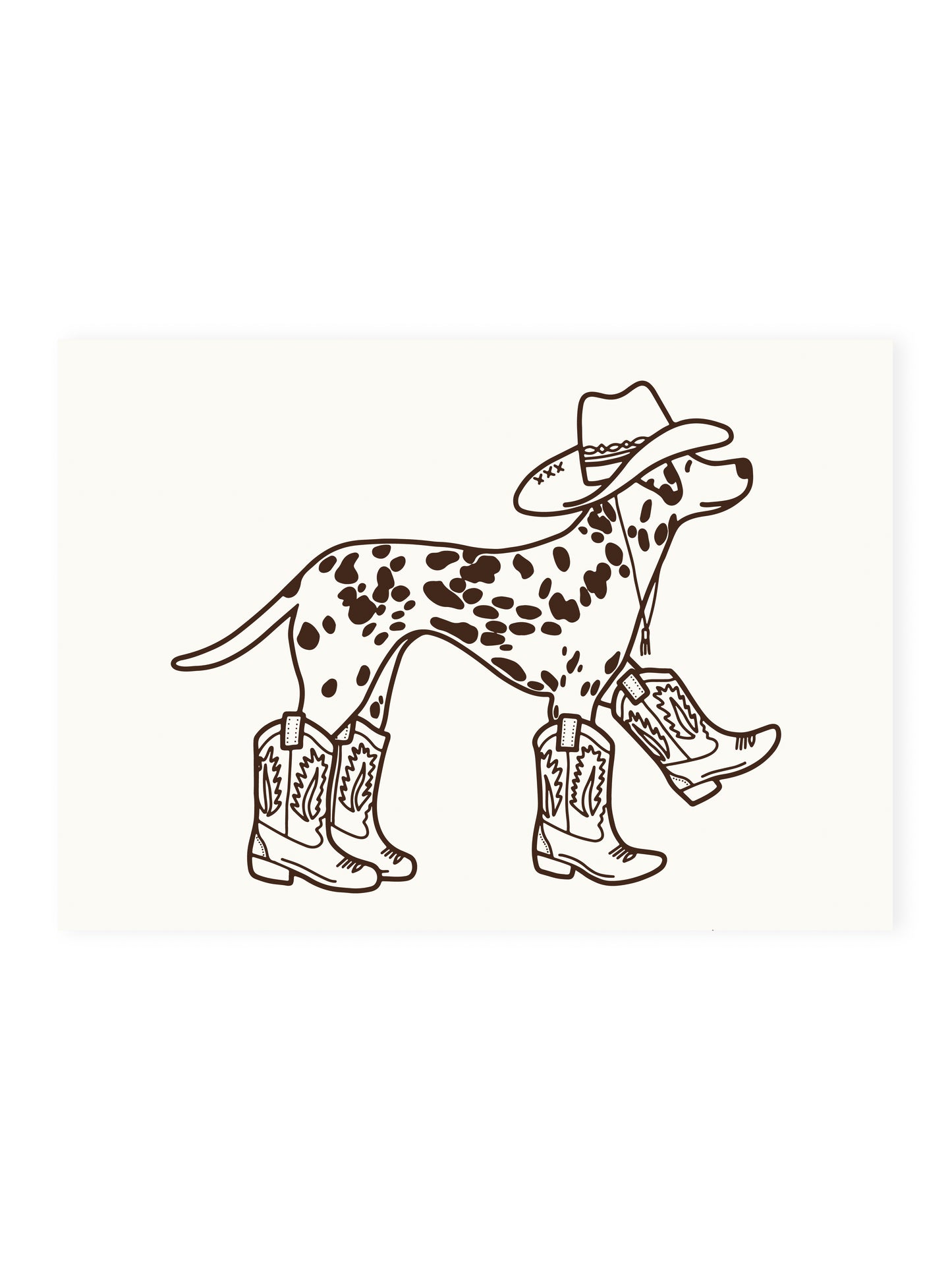 Postcard Dalmatian