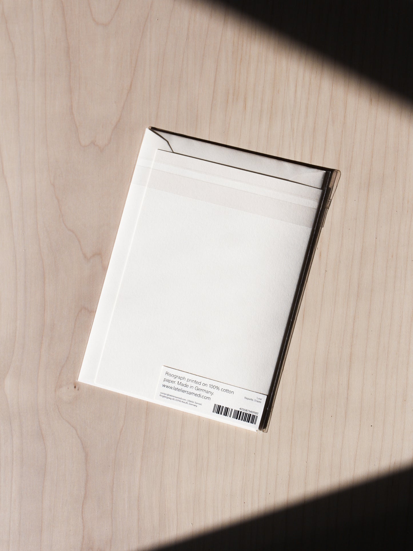 Folding card 'afternoon soirée' (risography)