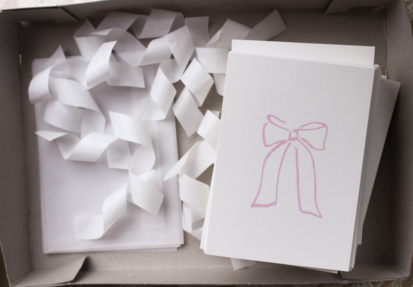 Postcard Bow Pink