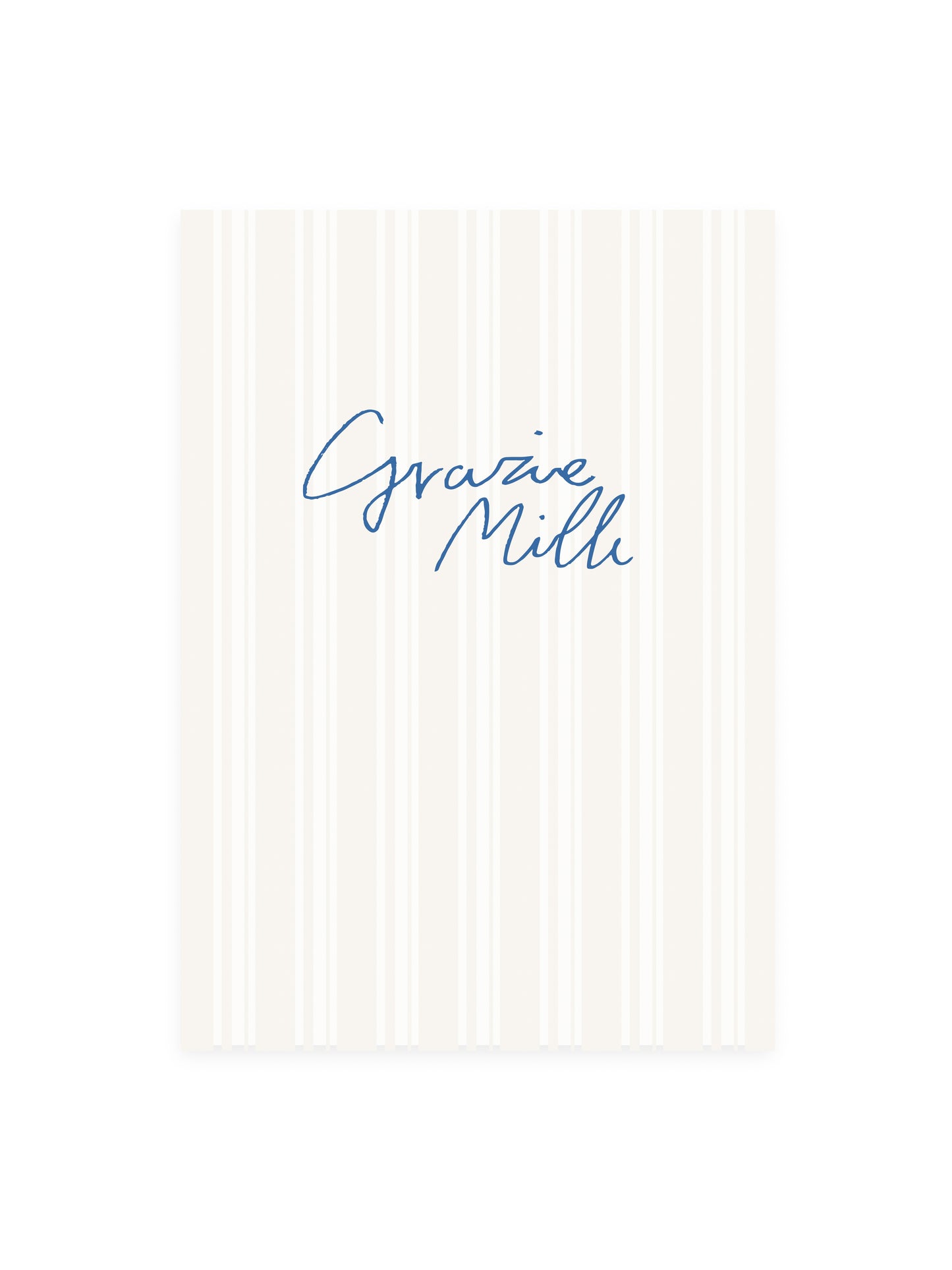 Postcard 'Grazie Mille'