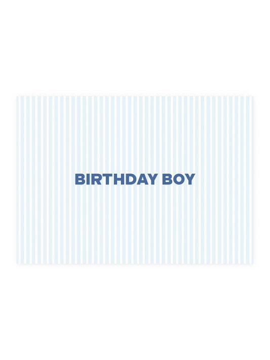 Postcard 'Birthday Boy'
